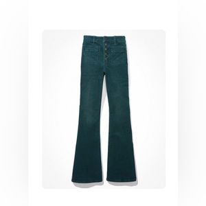 American Eagle High Waisted Corduroy Flare jeans
